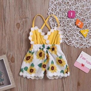NEW baby/toddler sunflower romper